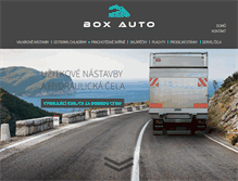Tablet Screenshot of nastavby-boxauto.cz